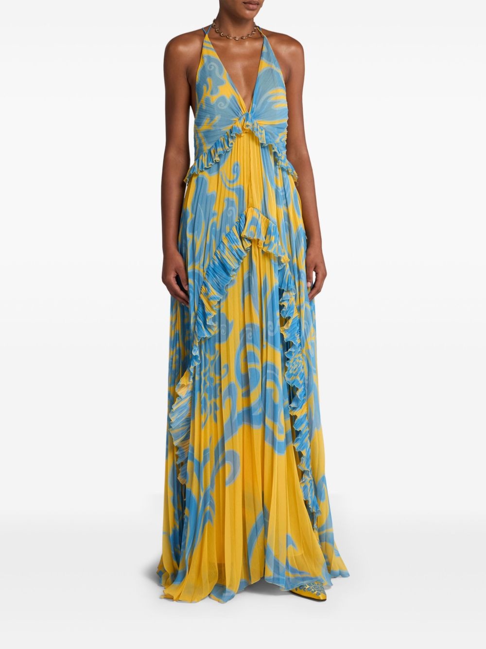 long ruffled dress - 2