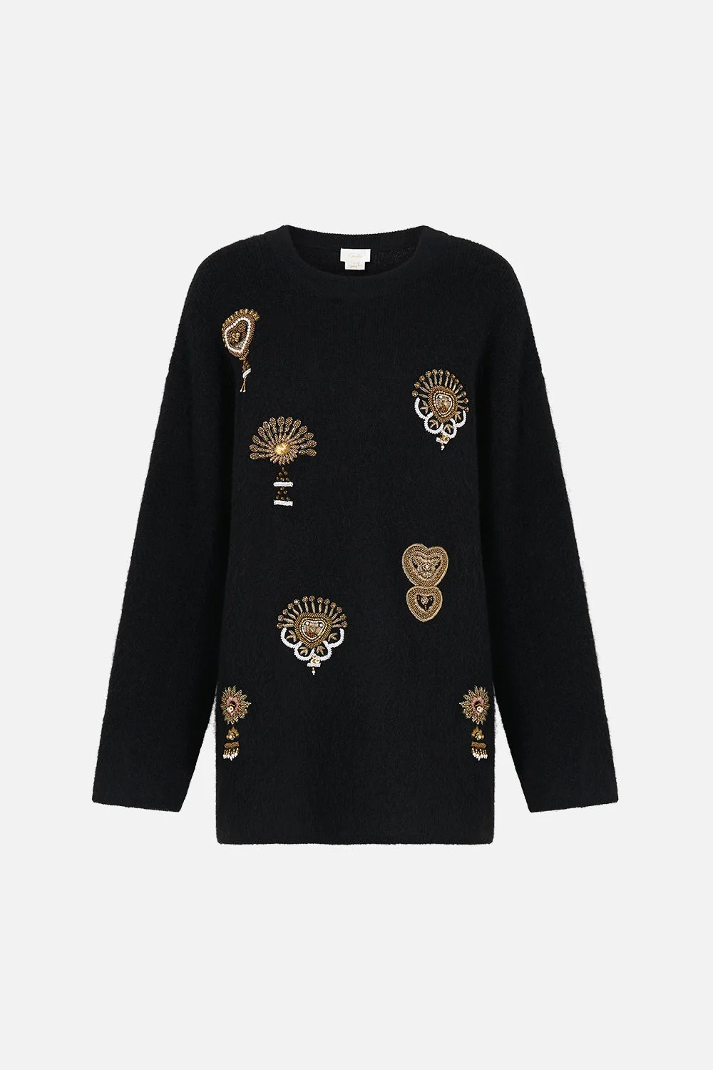 BOXY CREW NECK JUMPER TAURUS RISING - 1