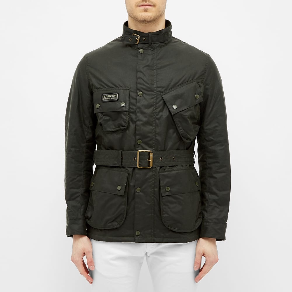 Barbour International Coloured Sl International Wax Jacket - 5