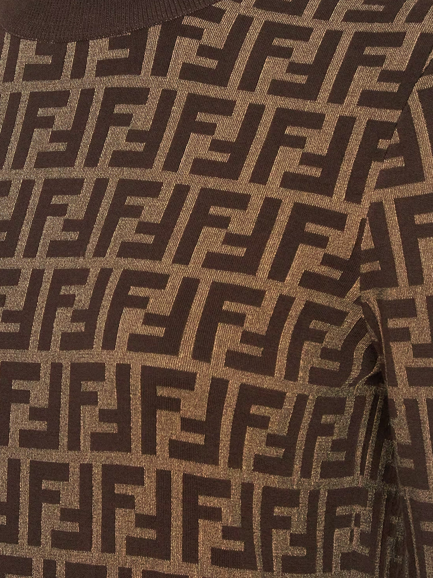 Fendi Cotton Sweater With Ff Motif - 5