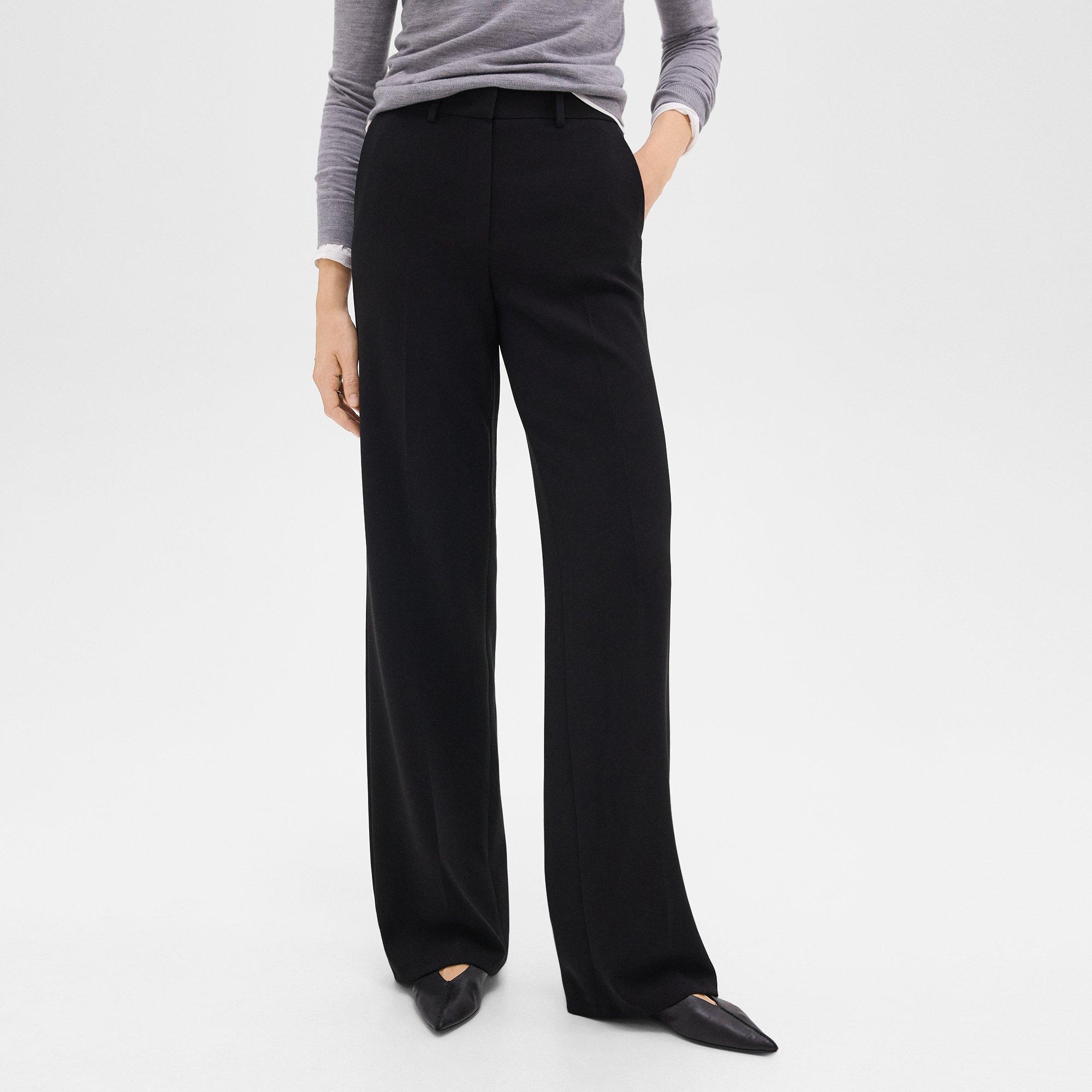 Relaxed Straight Pant in Admiral Crepe - 5