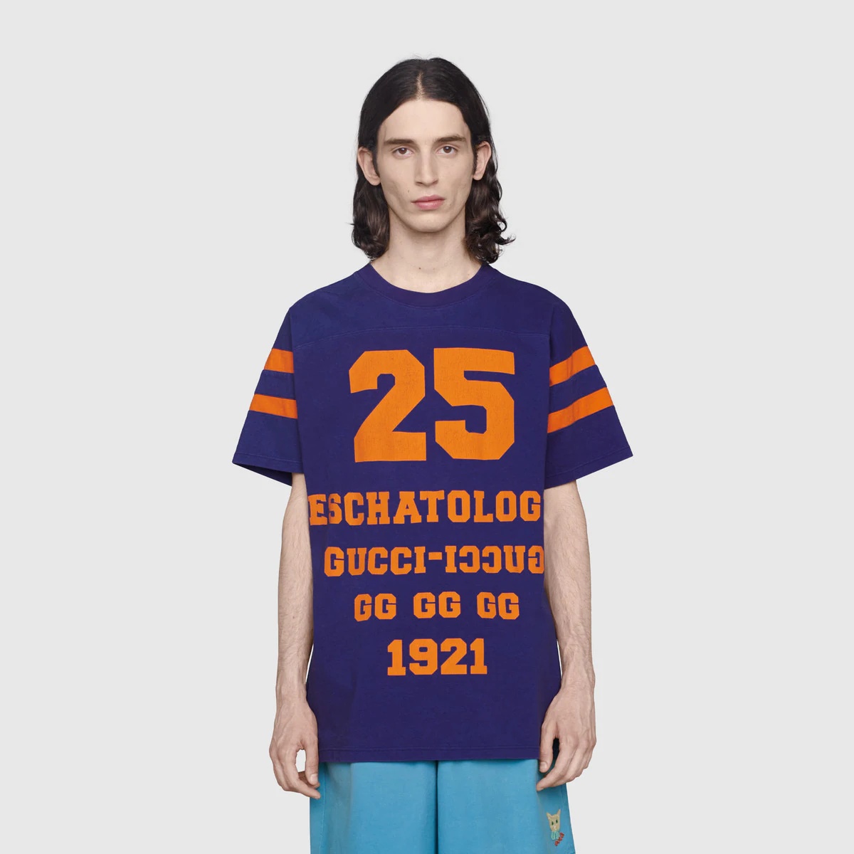 T-shirt with '25 Gucci Eschatology and Blind for Love 1921' print - 4