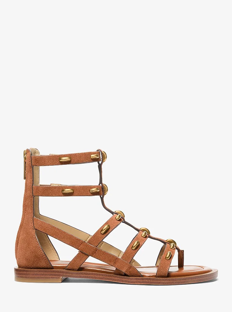 Noa Studded Suede Gladiator Sandal - 1