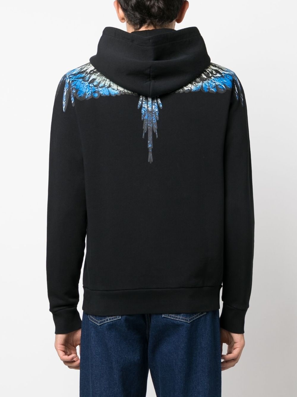 Lunar Wings organic cotton hoodie - 4