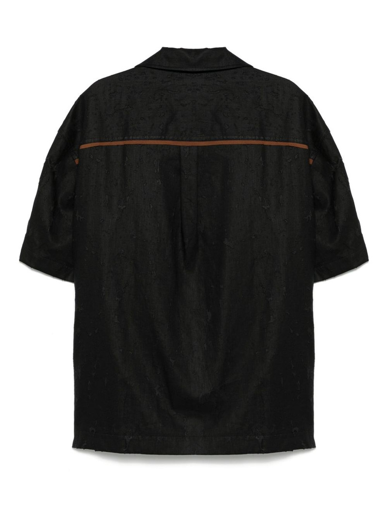 FENG CHEN WANG patchwork shirt outlook