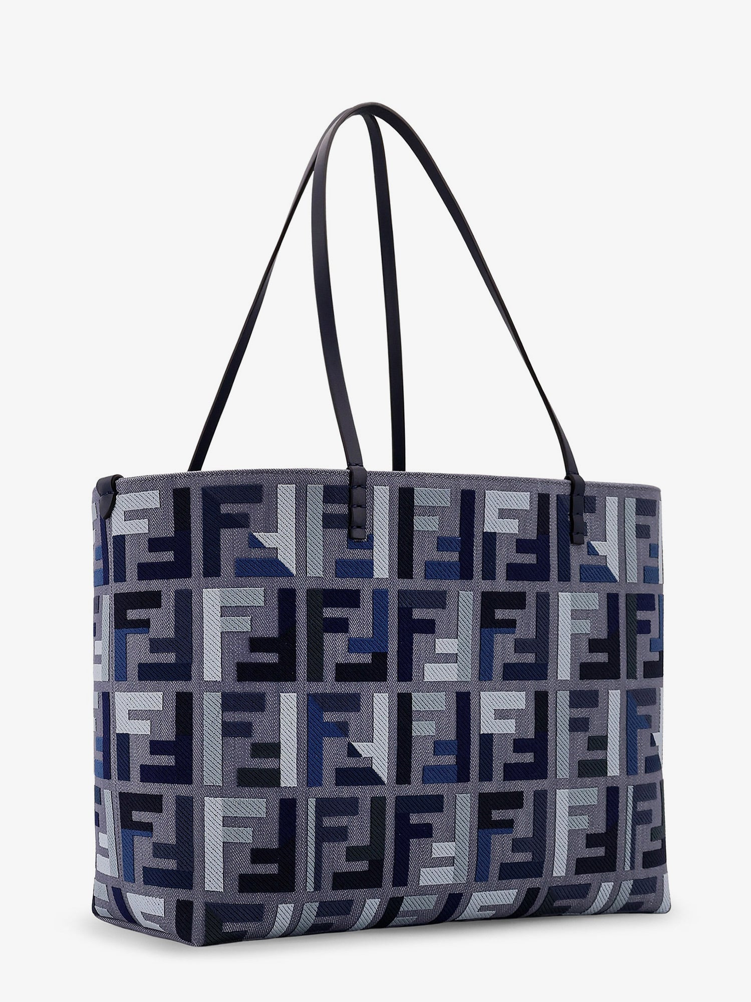 Roll Large Jacquard Ff Fabric Tote Bag - 4