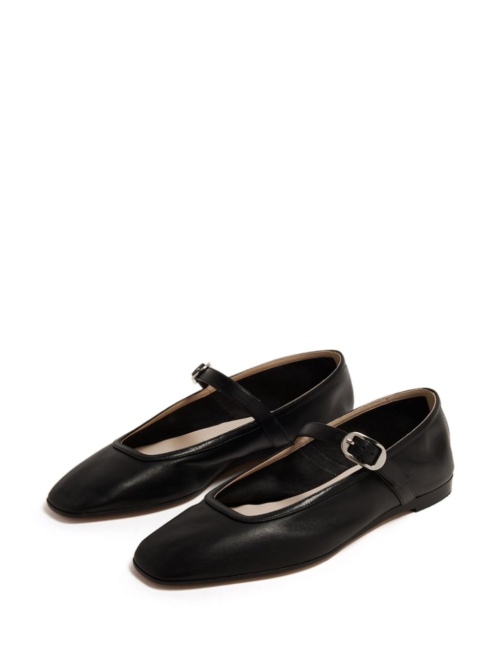 buckle-fastening leather Mary Janes - 4