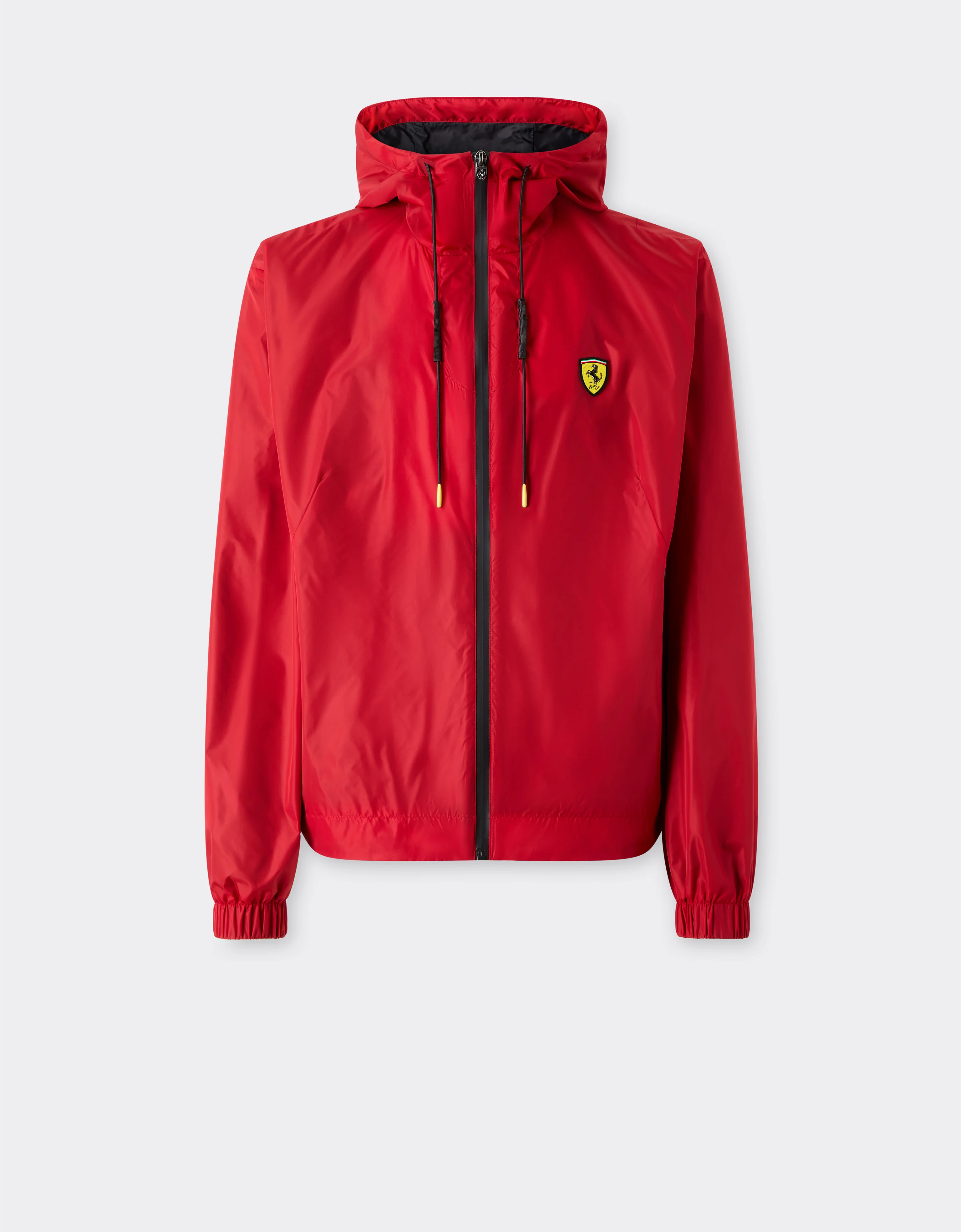 Nylon windbreaker with Ferrari Scudetto - 1