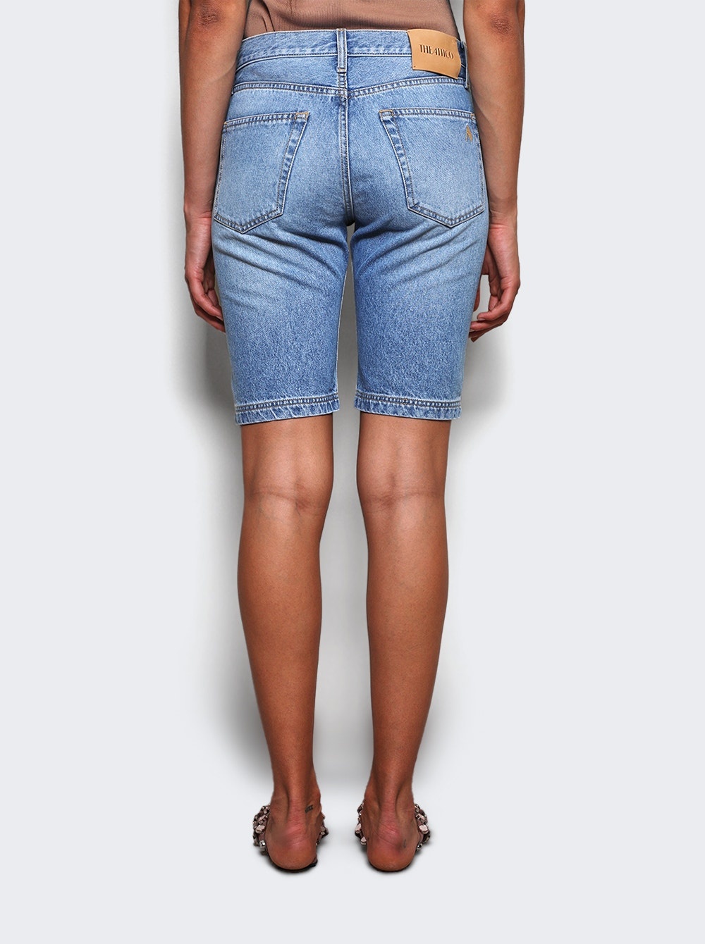 Denim Shorts Sky Blue - 5