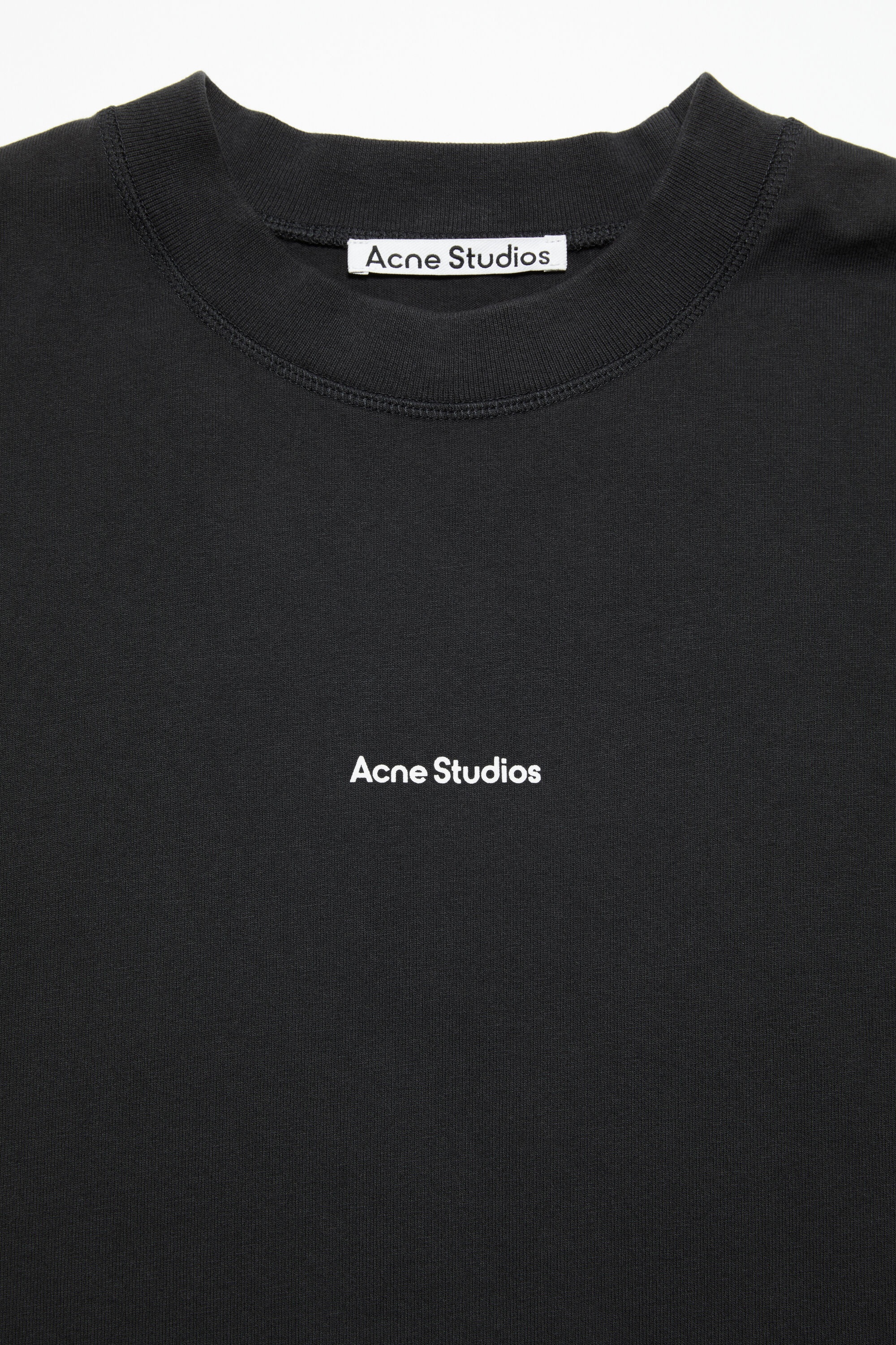 Logo long sleeve t-shirt - Black - 5