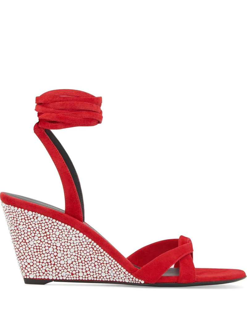 crystal-embellished sandals 1