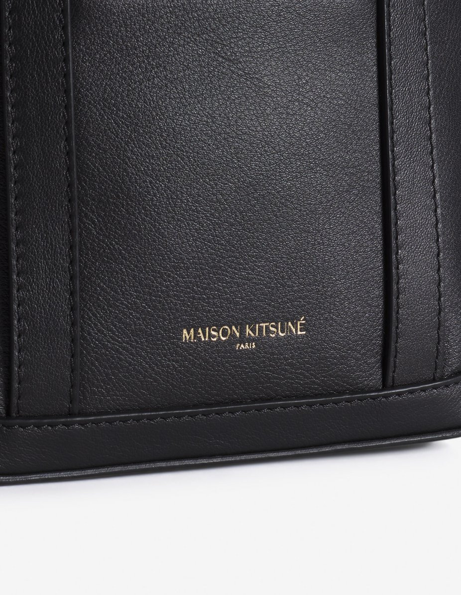 FOX HEAD LEATHER MINI TOTE - 4