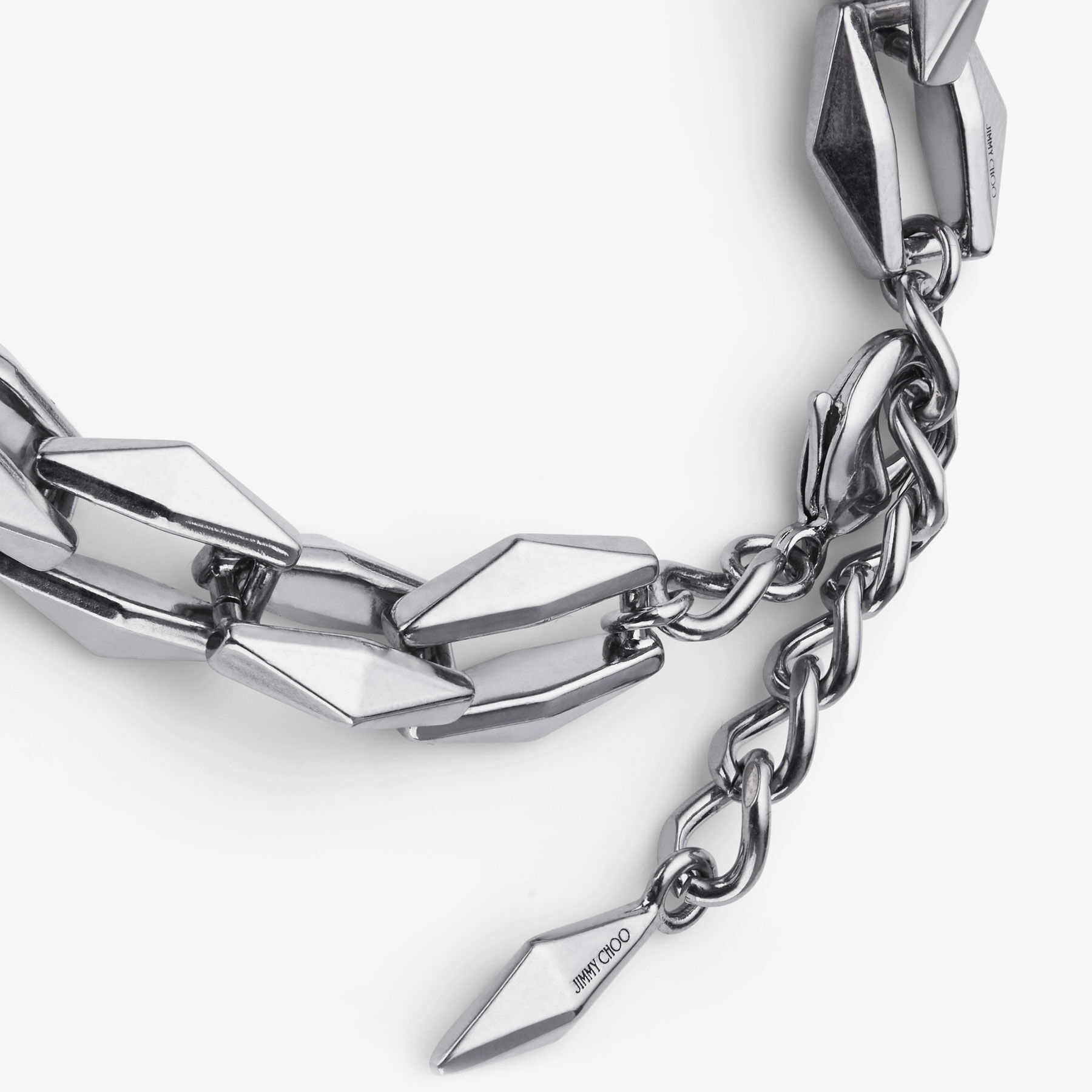 Diamond Chain Bracelet
Silver Finish Chain Bracelet - 4