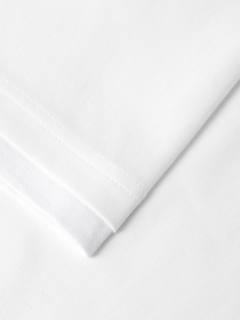 Layered Cotton-Jersey T-Shirt White 4
