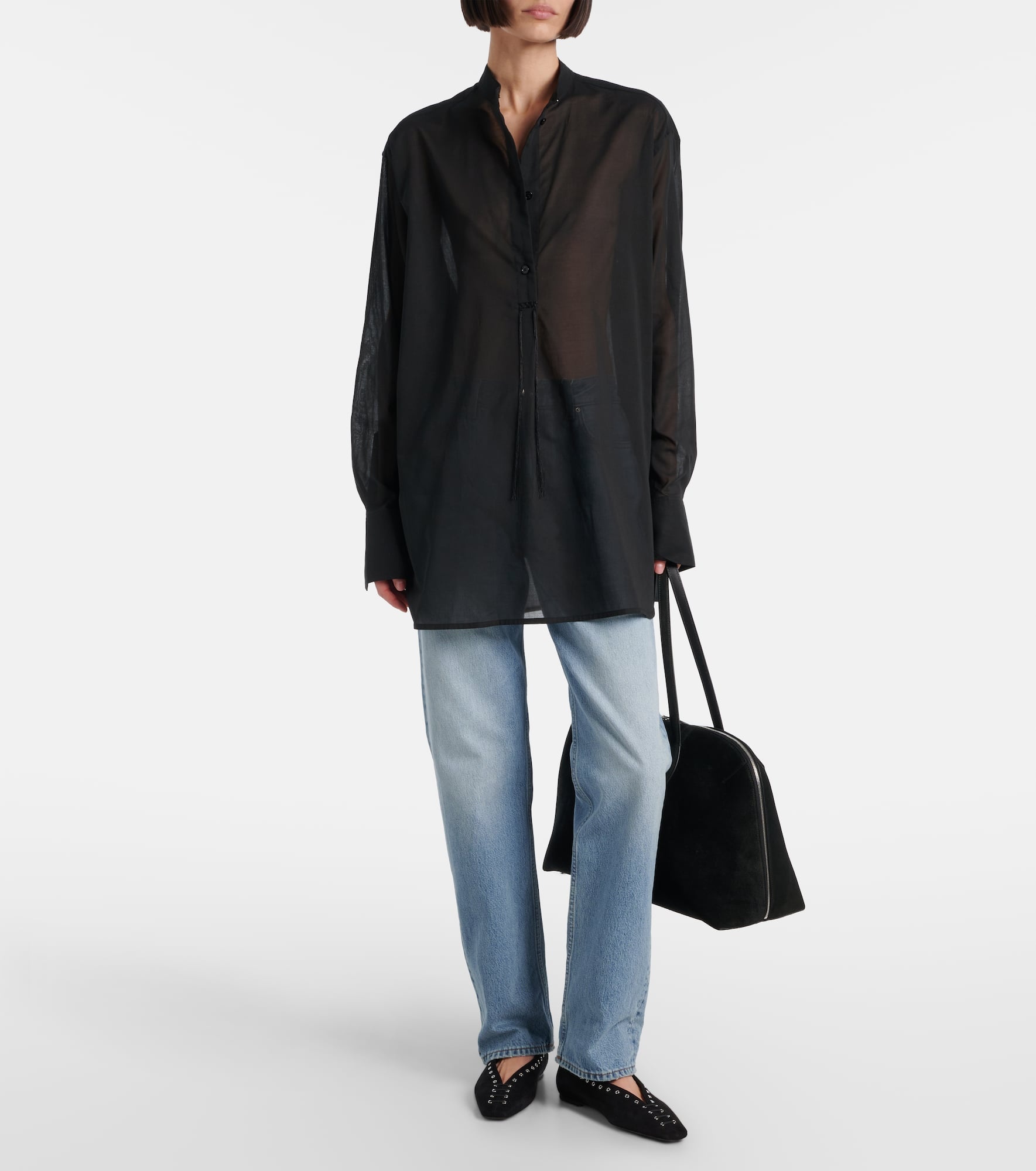 Oversized cotton shirt - 2