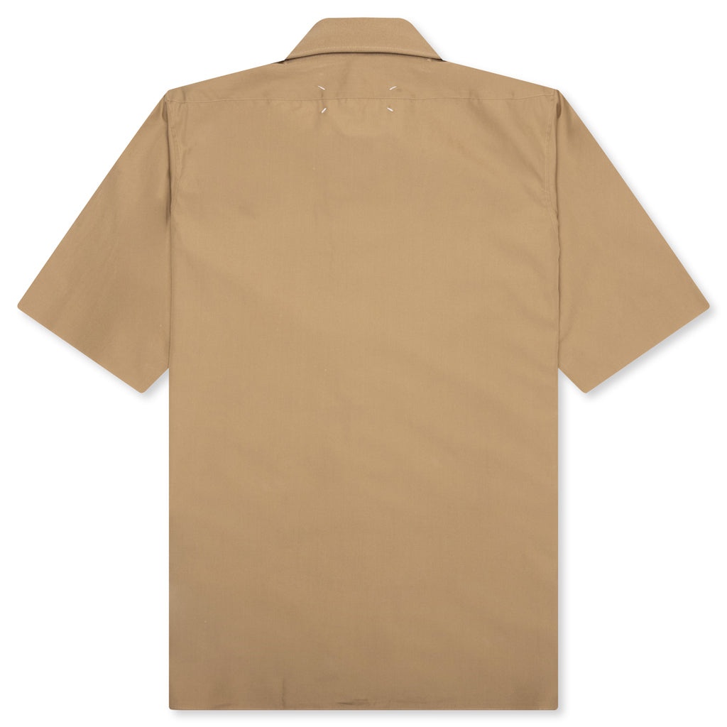 SHORT SLEEVE SHIRT - CAMEL - 2