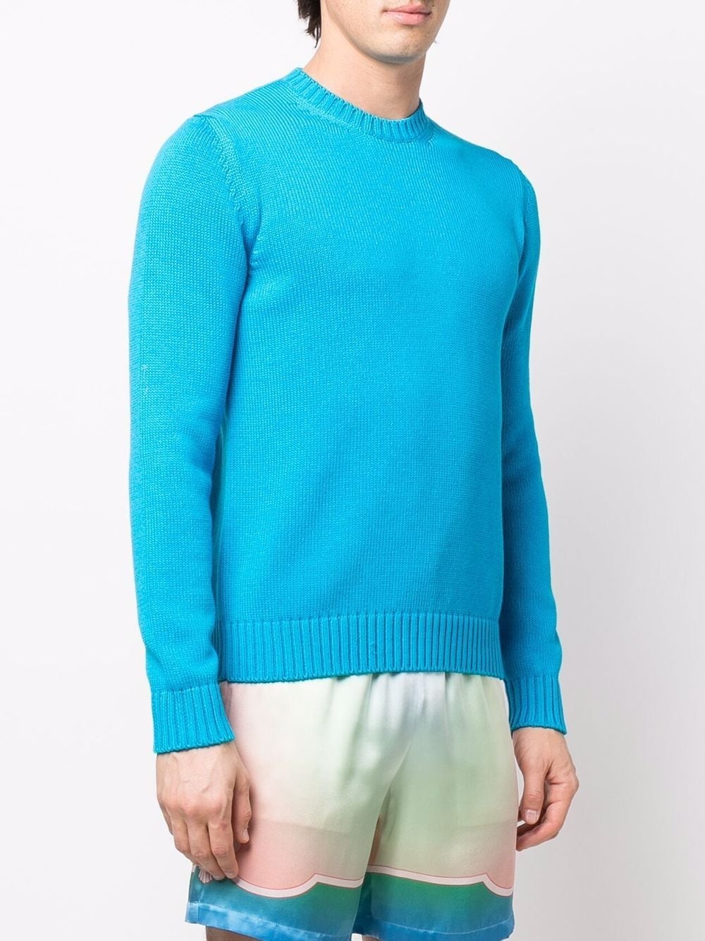 crewneck knitted jumper - 3