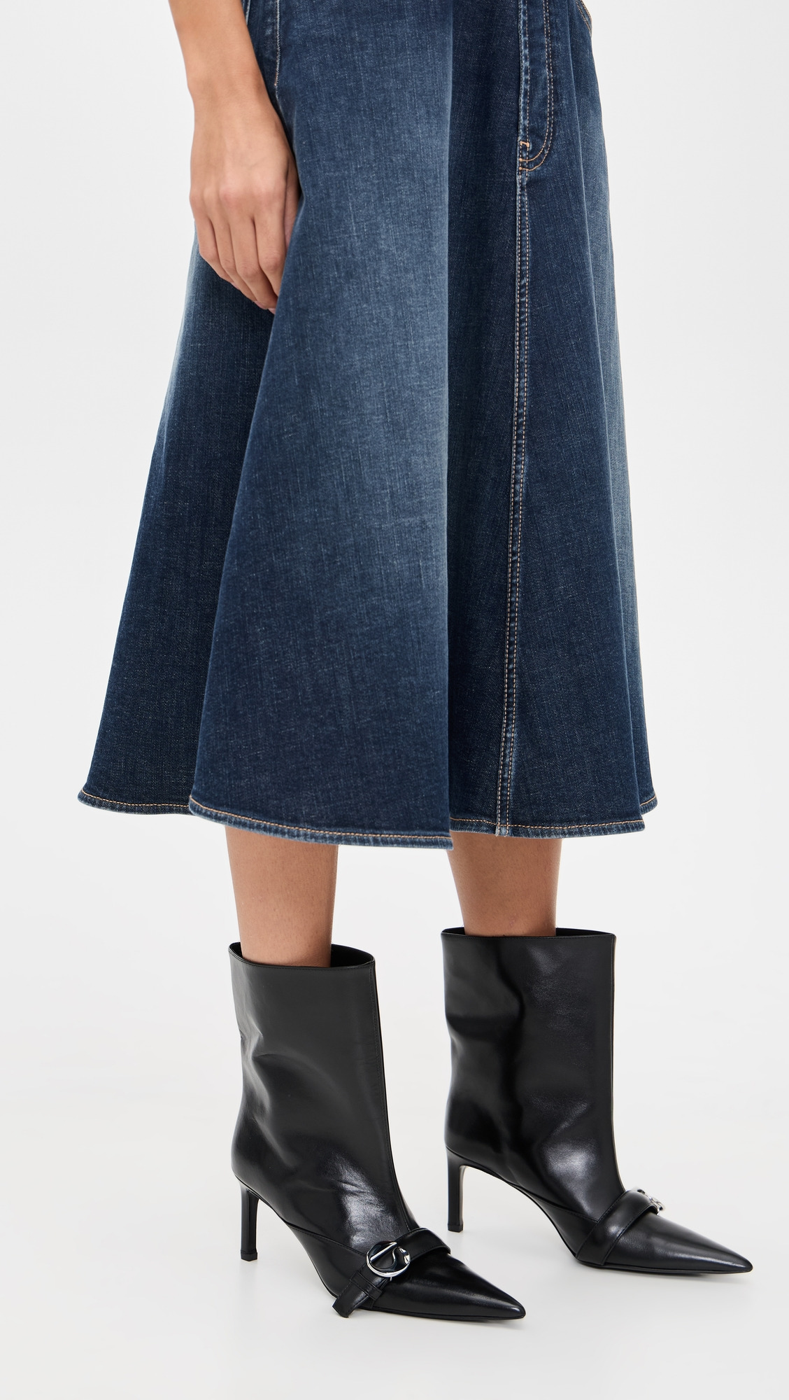 Ankle Heeled Belt Boots - 2