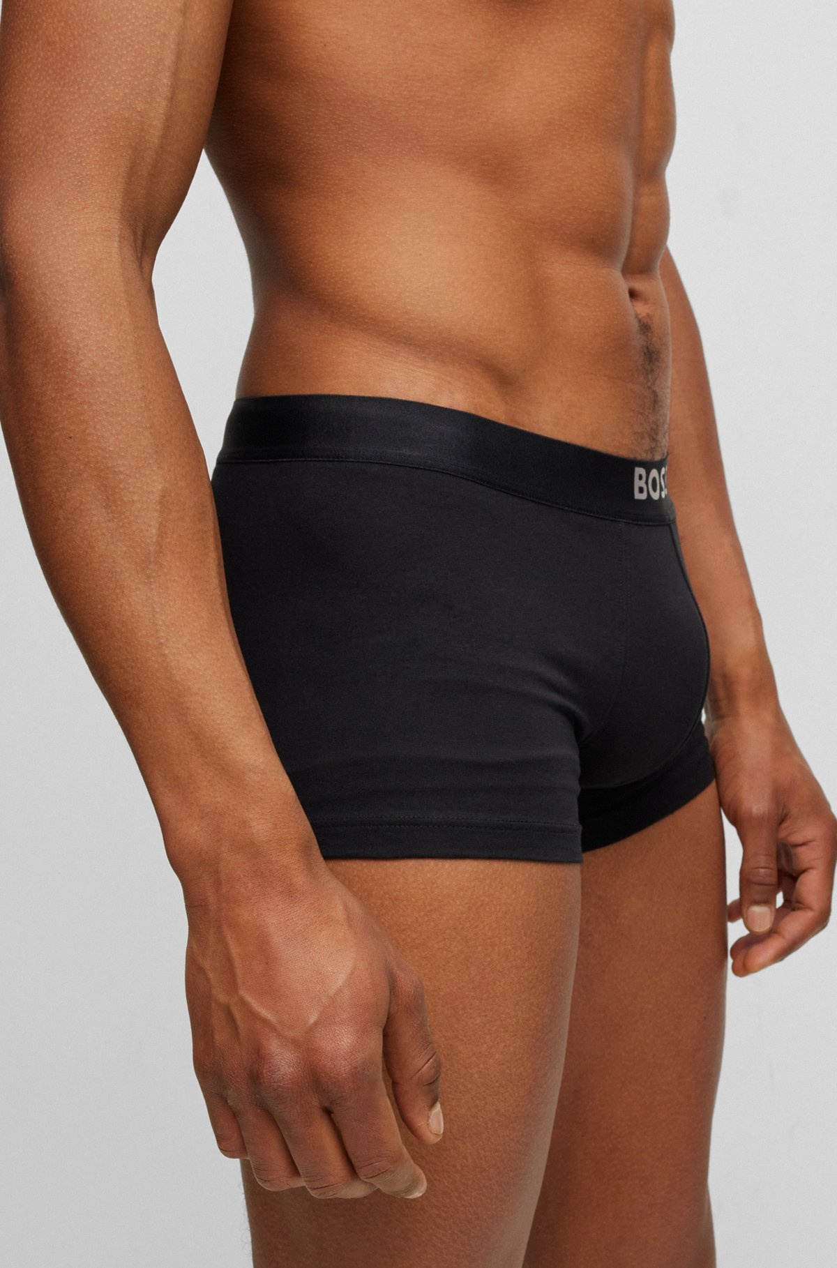 TWO-PACK OF STRETCH-COTTON TRUNKS WITH METALLIC BRANDING - 4