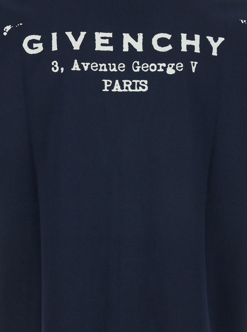 Givenchy Men Blue T-Shirt With Logo On The Front In Cotton Man - 3