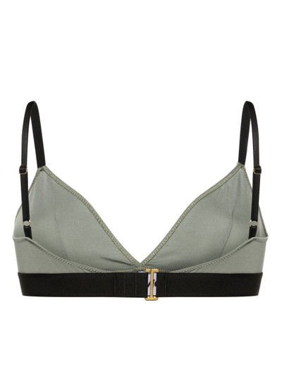 TOM FORD Green Signature Jersey Triangle Bra outlook