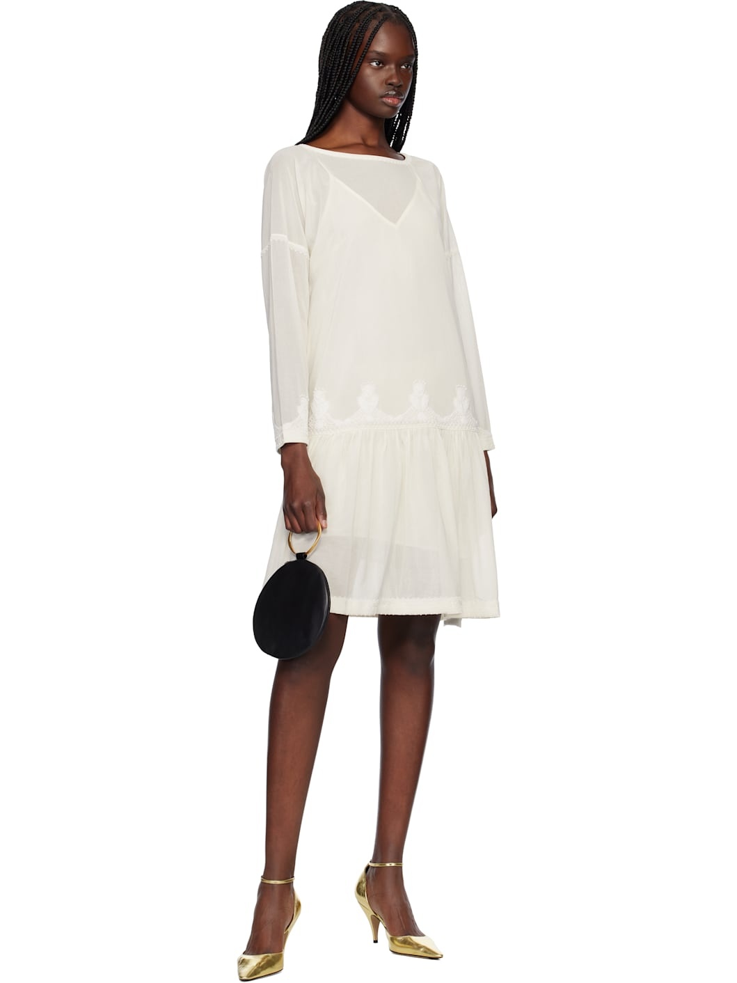 Off-White Salt Marsh Midi Dress - 4