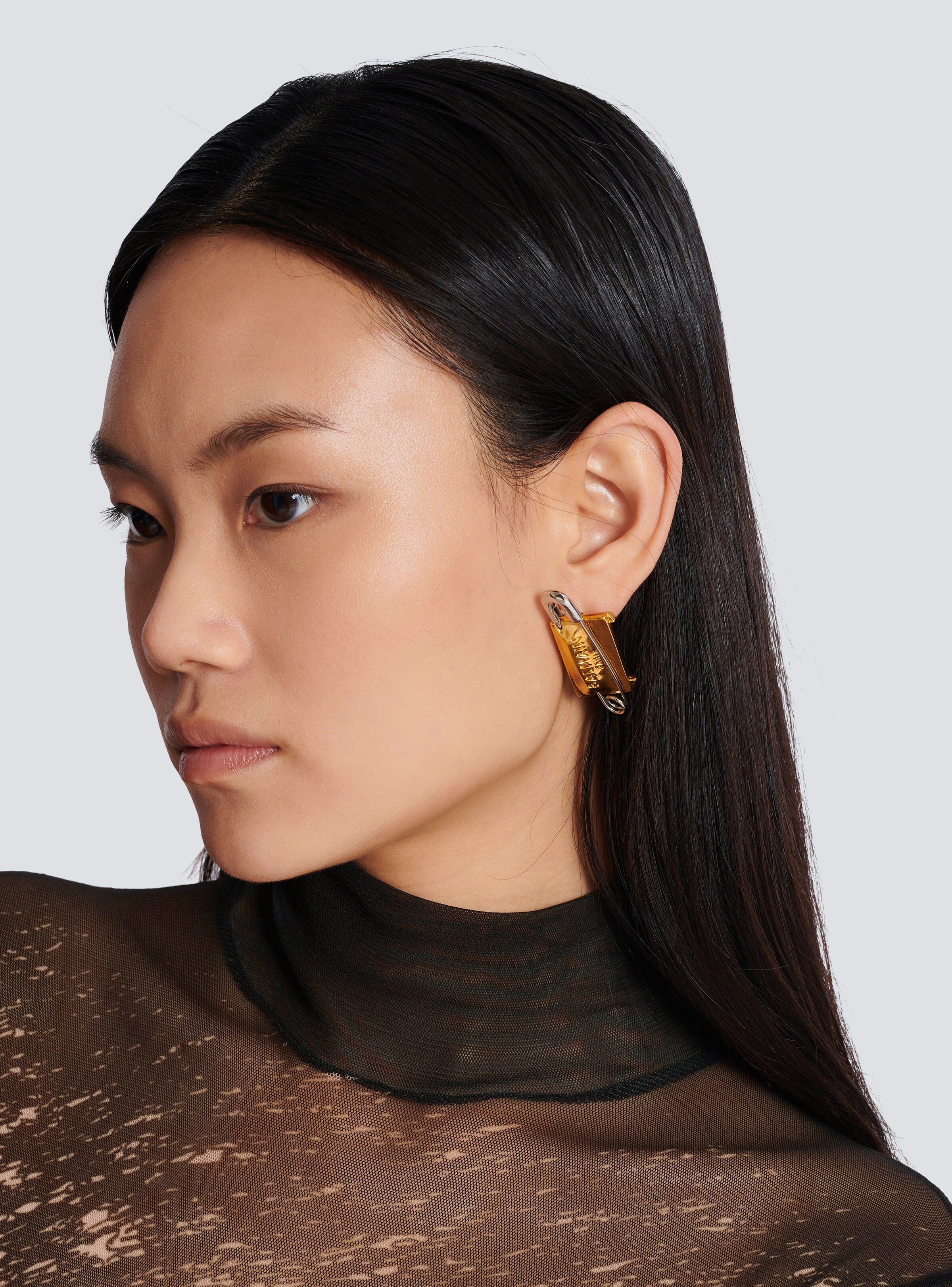 Safety pin earrings - 3