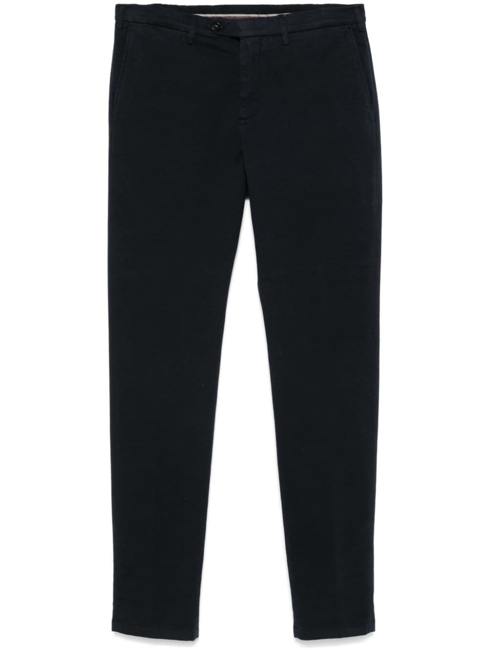 slim-cut chino trousers - 1