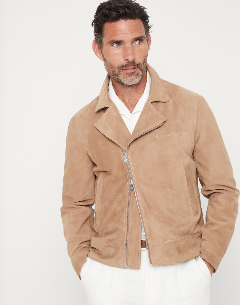 Suede biker jacket 1