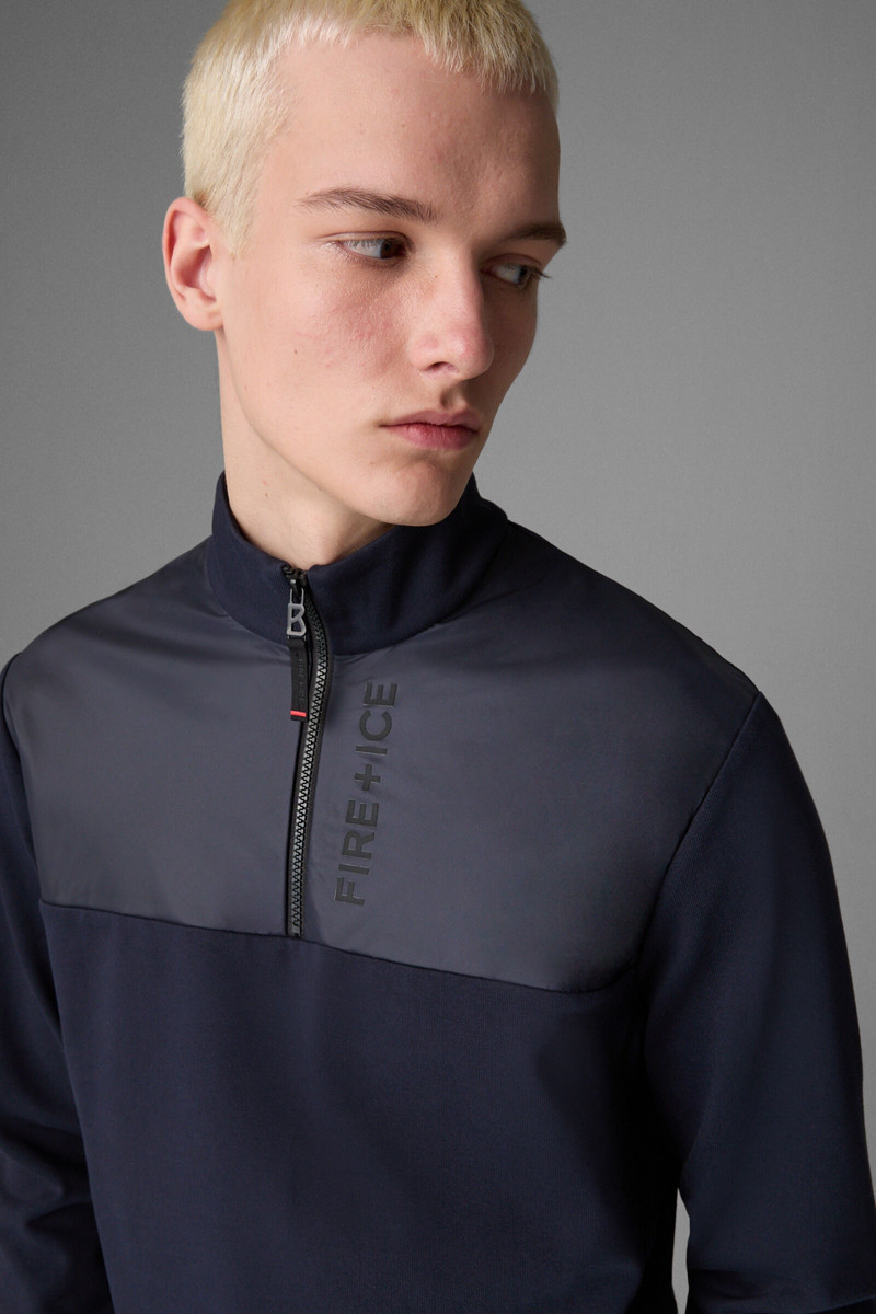 Majan Half-zip sweatshirt in Dark blue 4