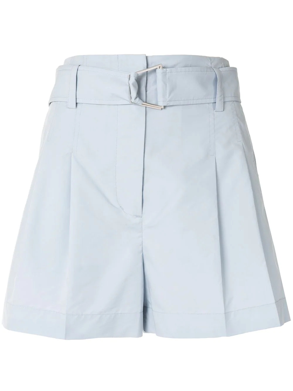 belted utility shorts - 1