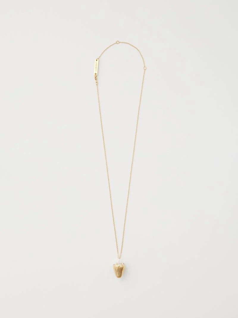 SMALL STRAWBERRY CHARM NECKLACE - 2