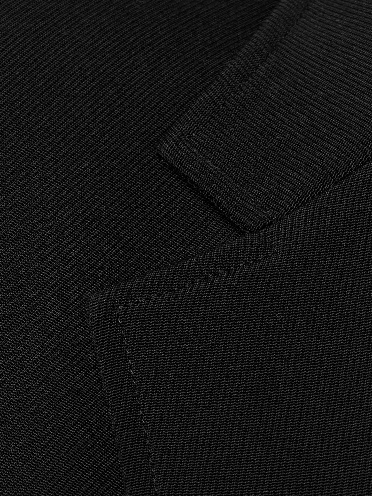 Bobby belted twill coat Black - 5