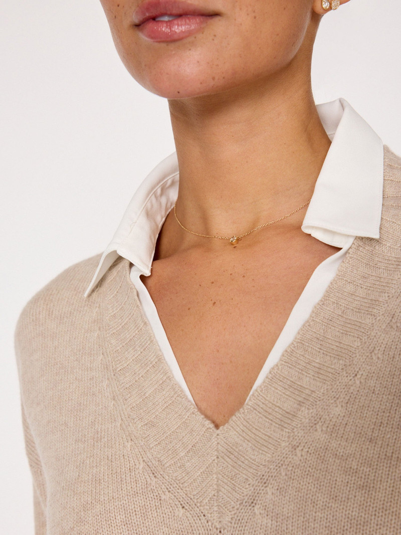 The Tatum Layered V Neck Looker 7