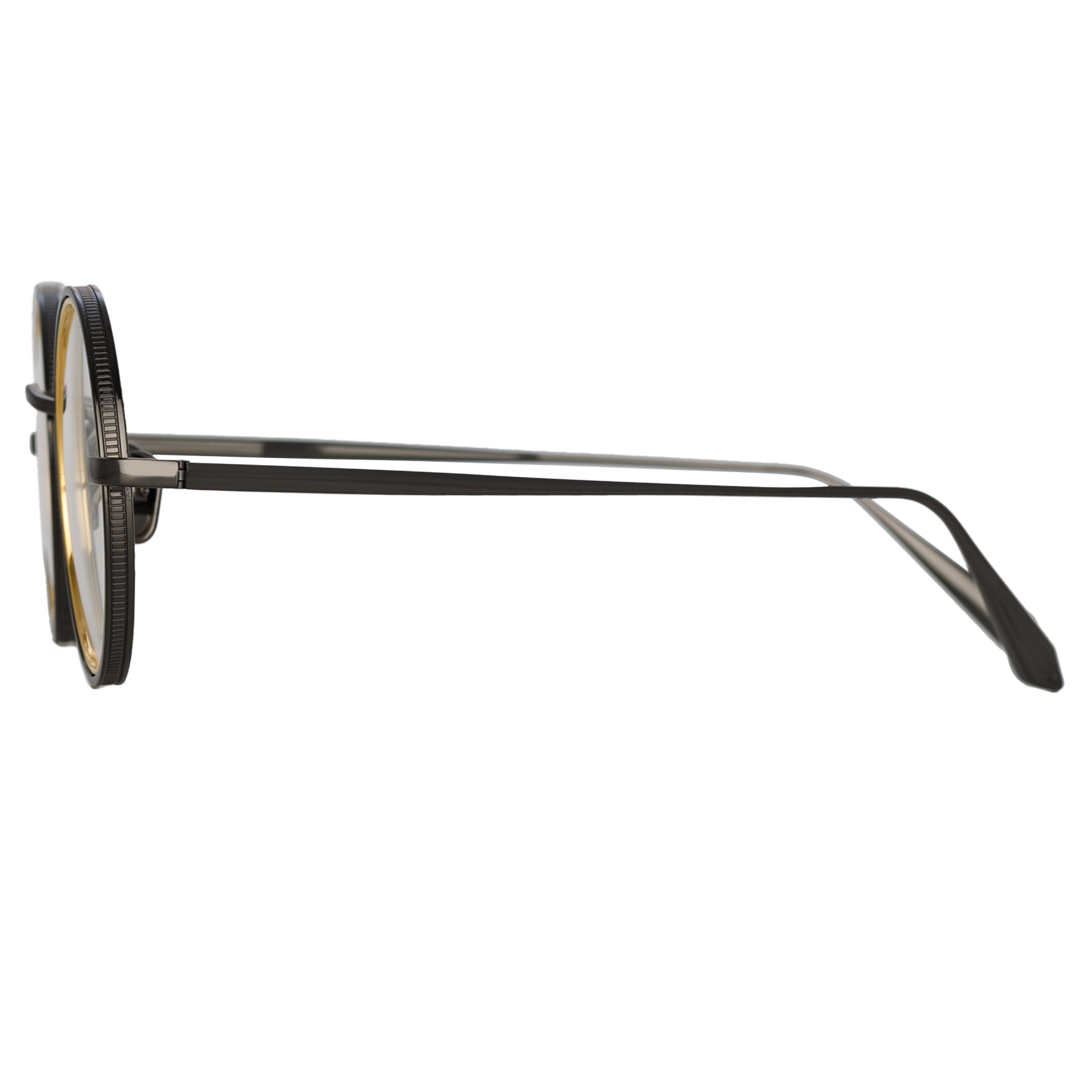 CORTINA OVAL OPTICAL FRAME IN NICKEL AND YELLOW GOLD - 3