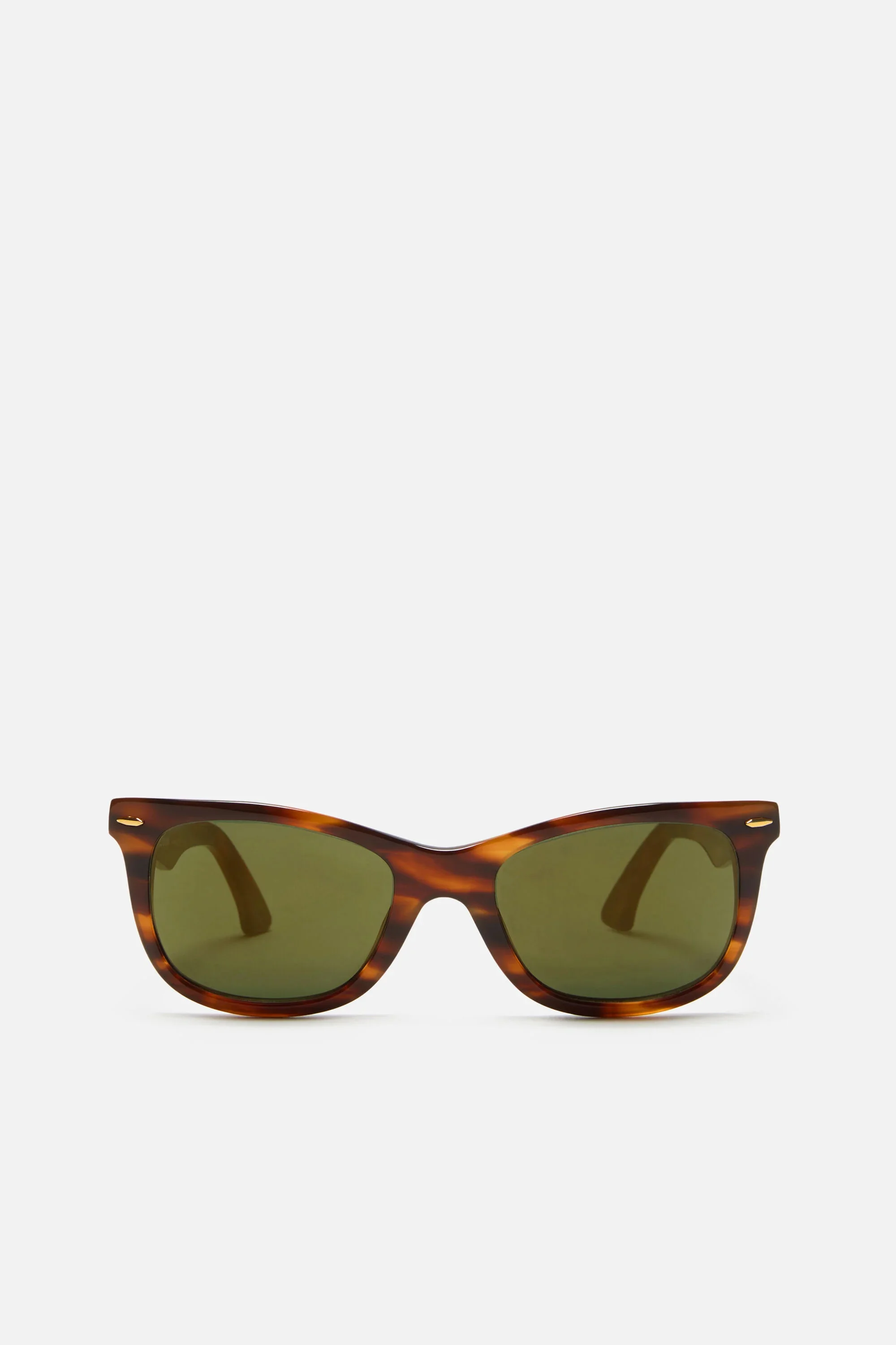 Square-frame sunglasses - Brown/gold - 1