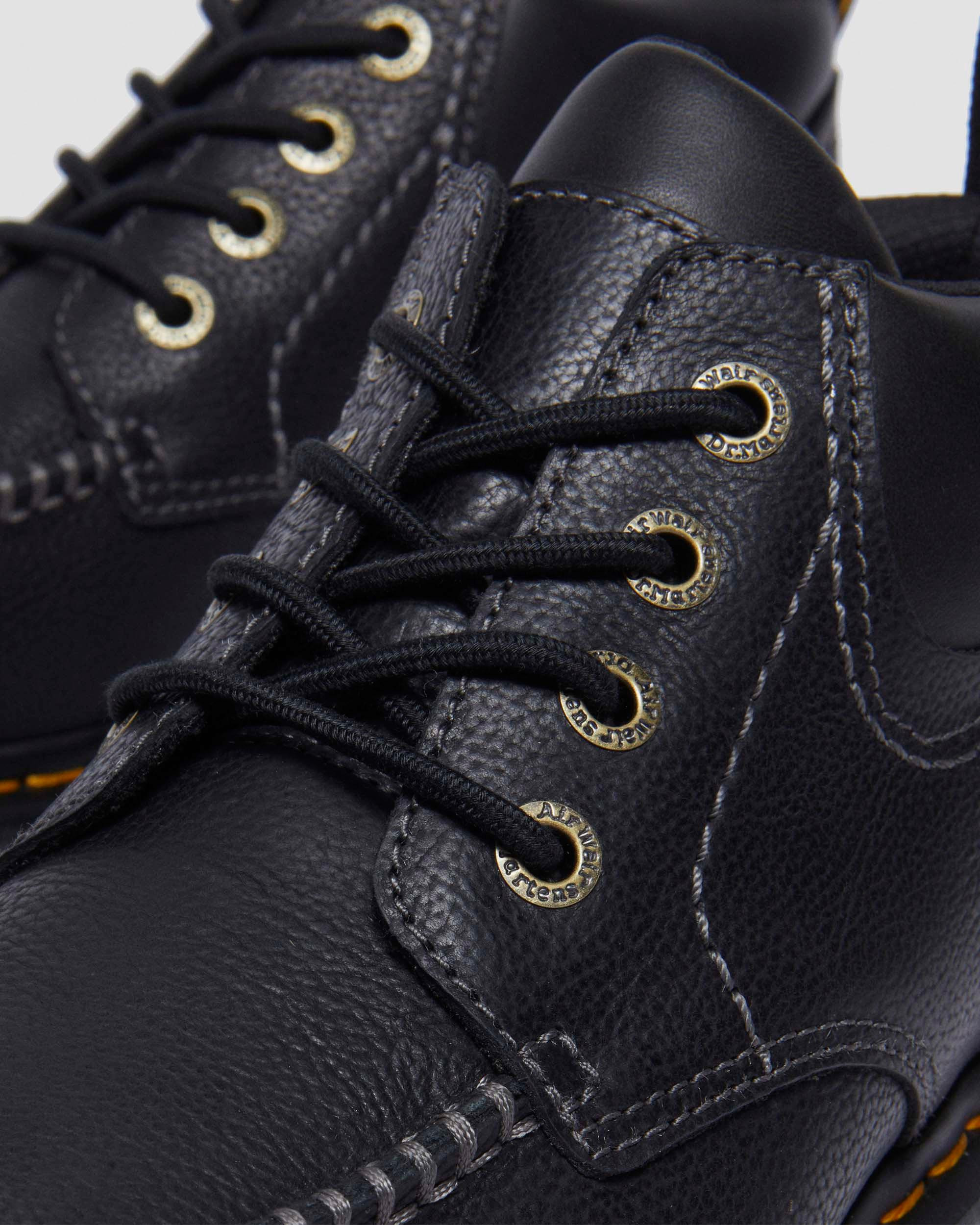 Zebzag 4-Eye Leather Casual Lace Up Boots - 7