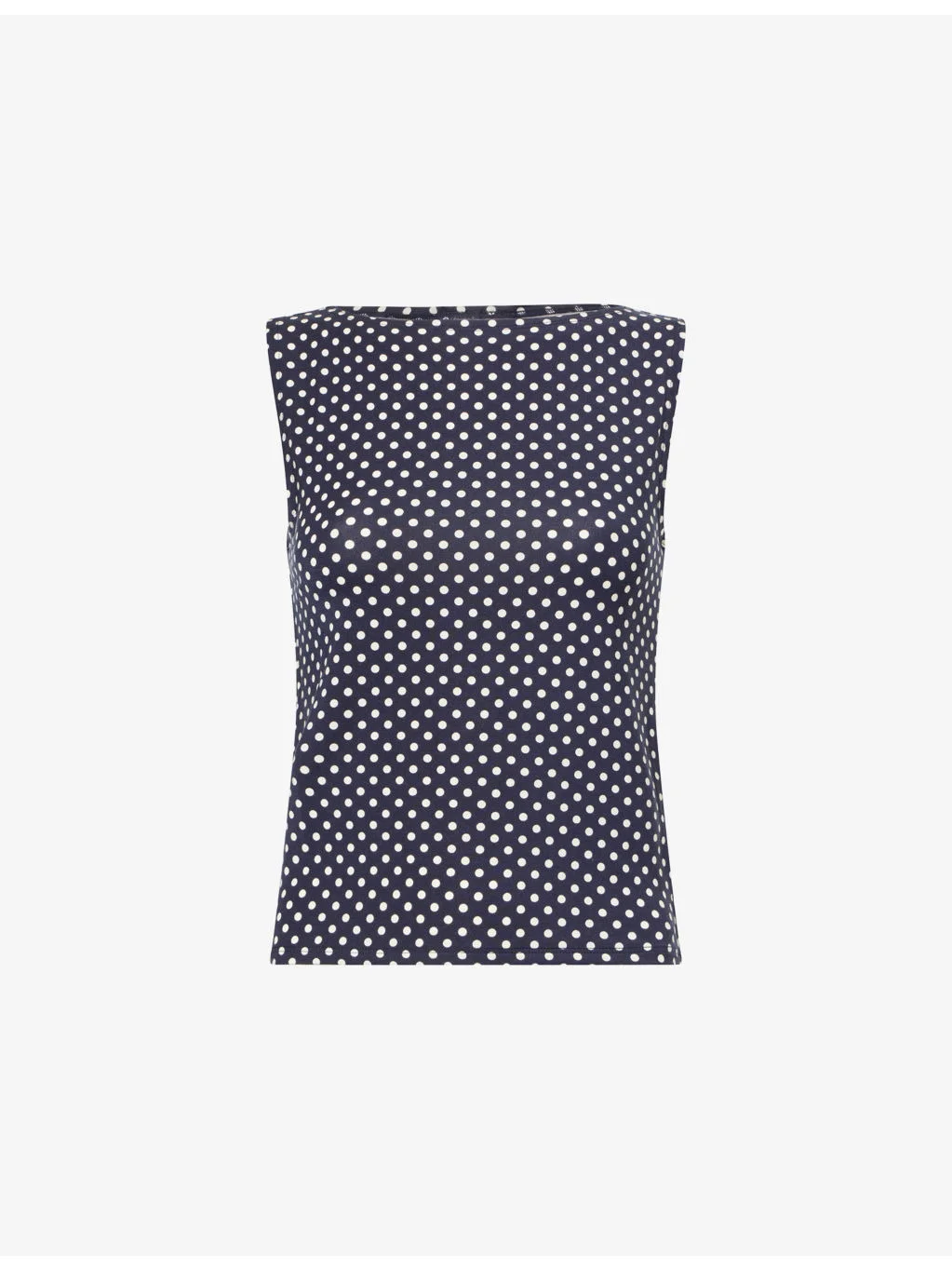 Dusk Polka-Dot Stretch-Jersey Top - 1