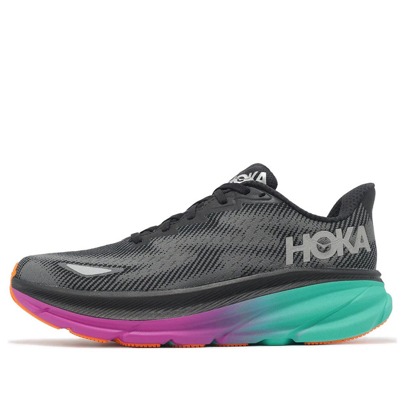 Hoka One One Clifton 9 Gore-Tex Black Electric Aqua - 1