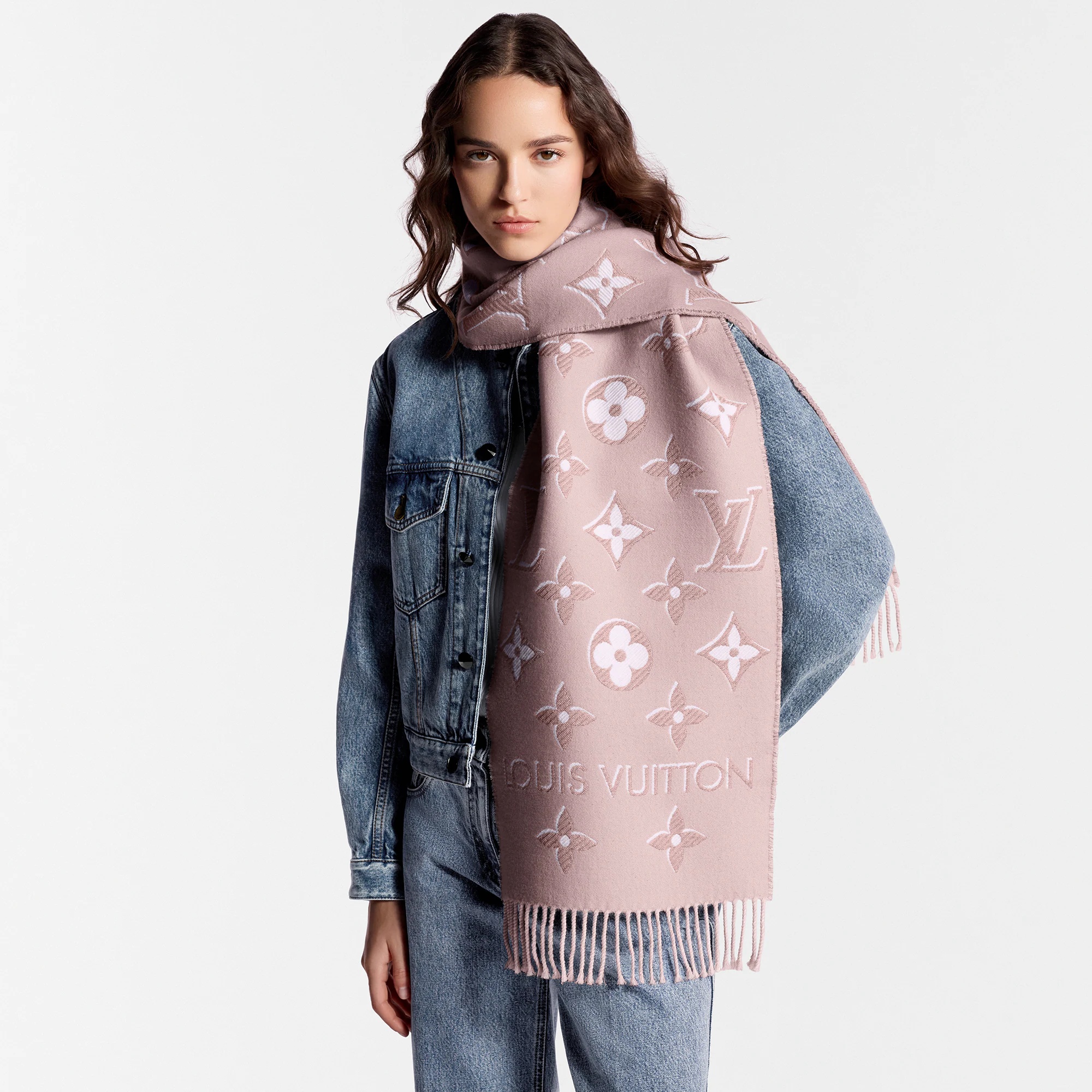 LOUIS VUITTON 2017SS ストール もこもこ感がかわいすぎる♡】ルイヴィトン ショール (Louis