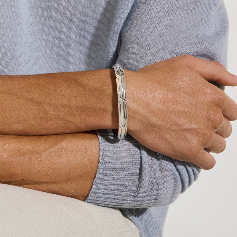 Icon 50 Cuff, Sterling Silver 6