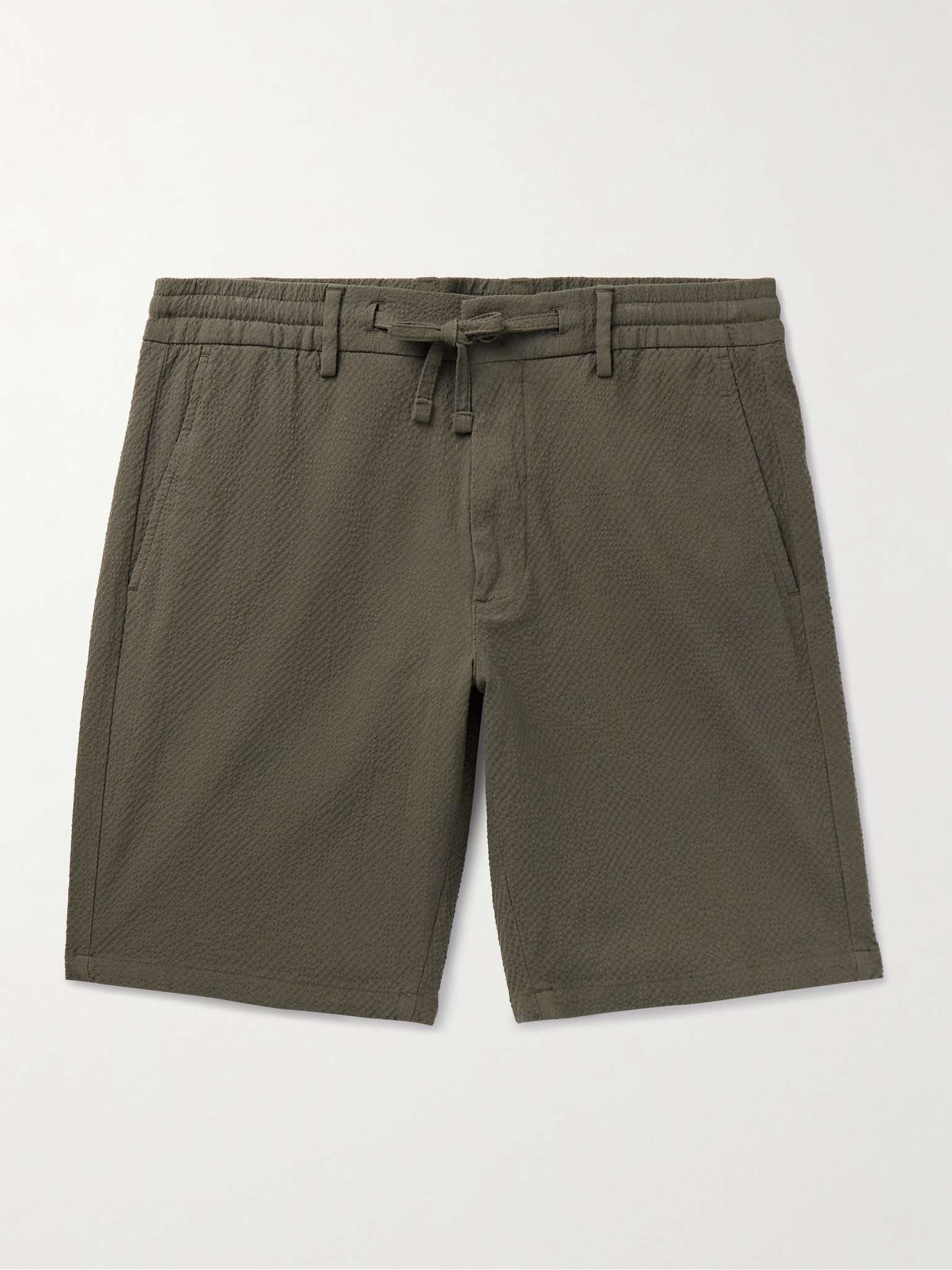 Seb 1040 Cotton-Blend Seersucker Shorts - 1