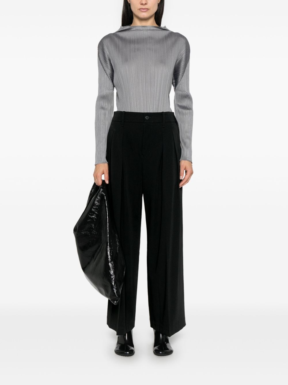 wool gabardine trousers - 2