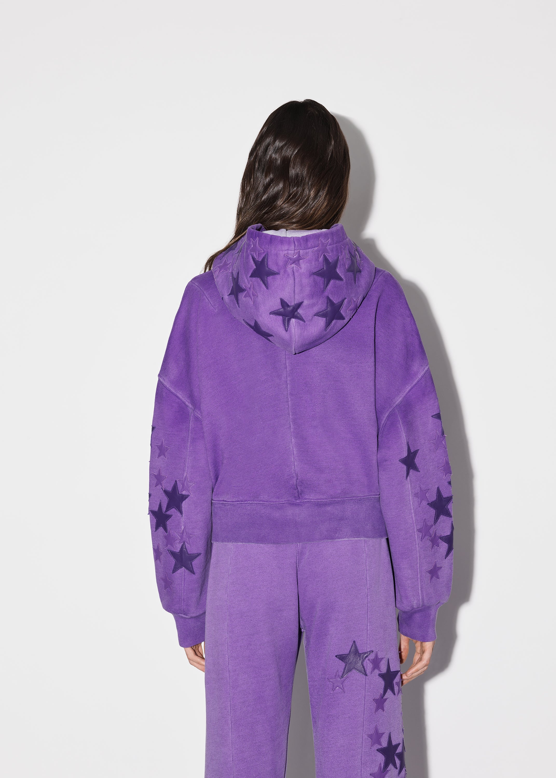 STARS CROPPED HOODIE - 5