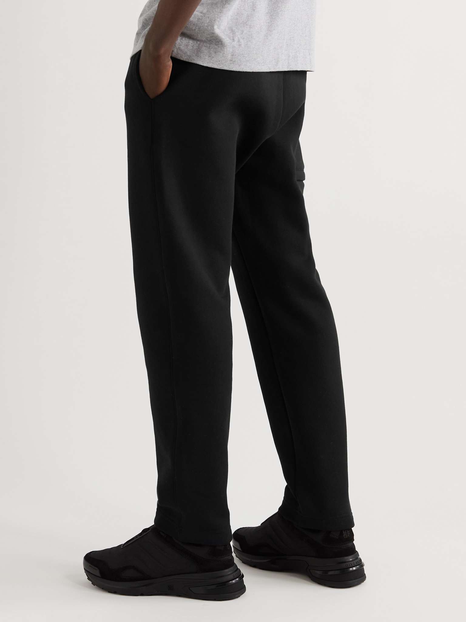 Tapered Cotton-Blend Jersey Sweatpants - 4