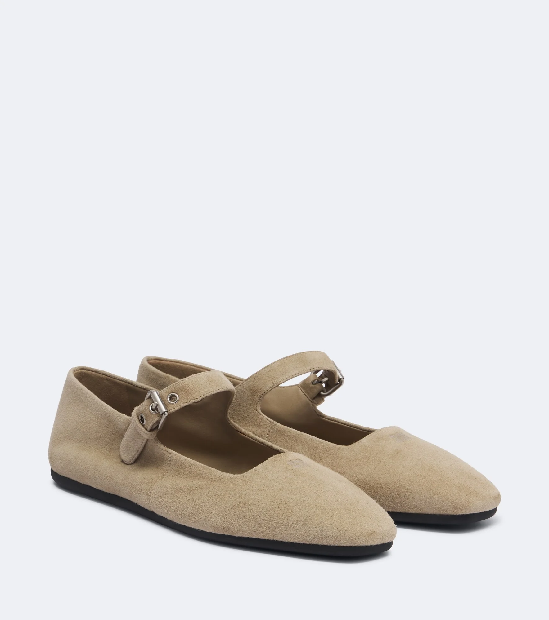 Suede Mary Jane flats - 1