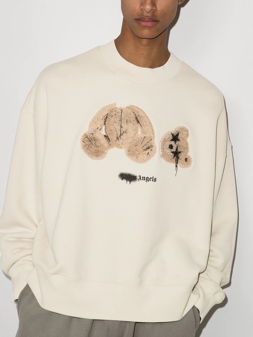 Spray Bear cotton sweatshirt - 2