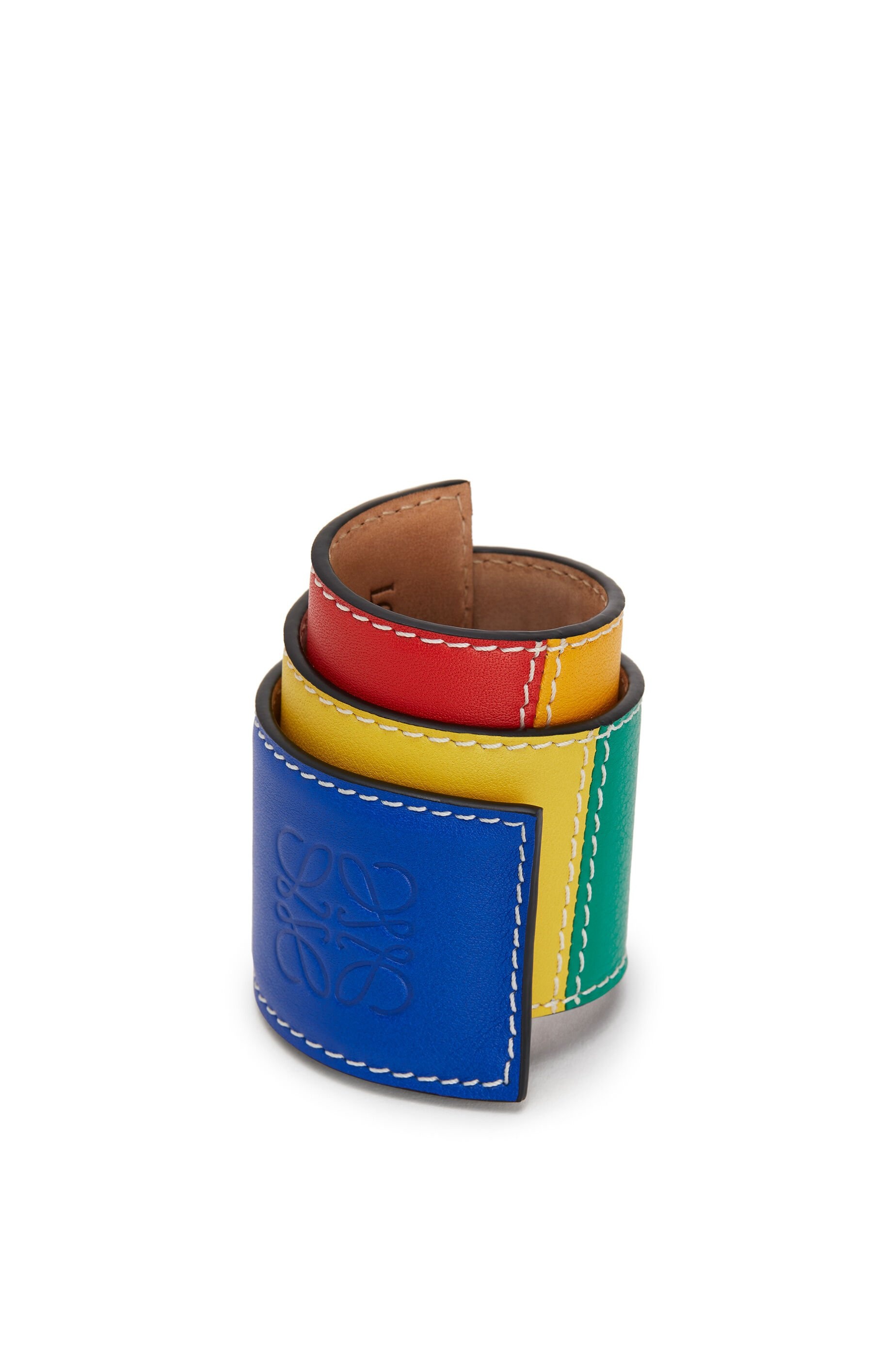 Big slap bracelet in smooth calfskin - 1