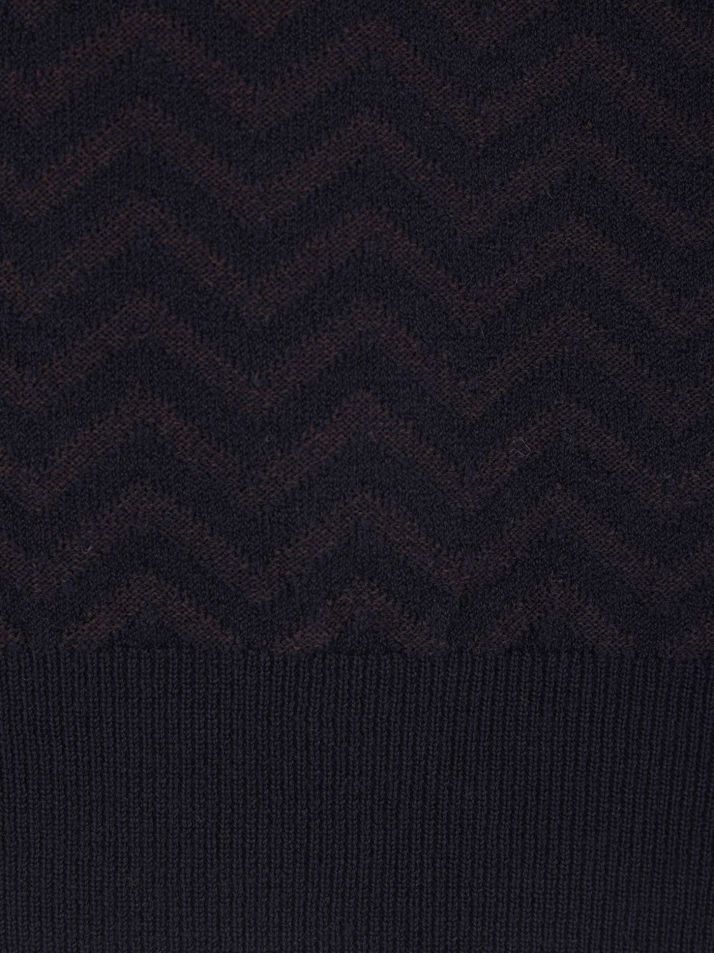 CHEVRON-PATTERN WOOL SWEATER - 4