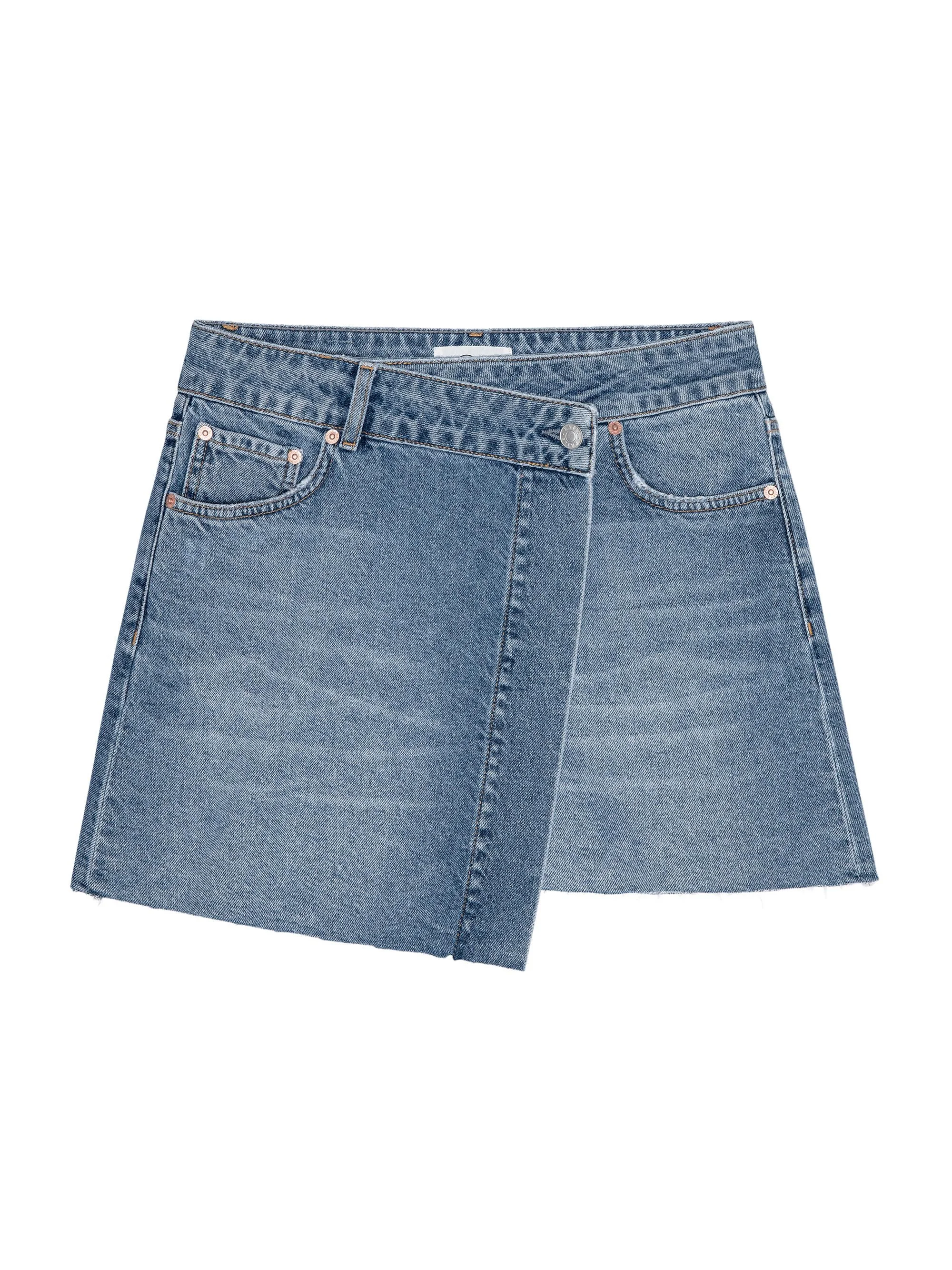 Women's Huntington Denim Miniskirt - Windsurf - 1